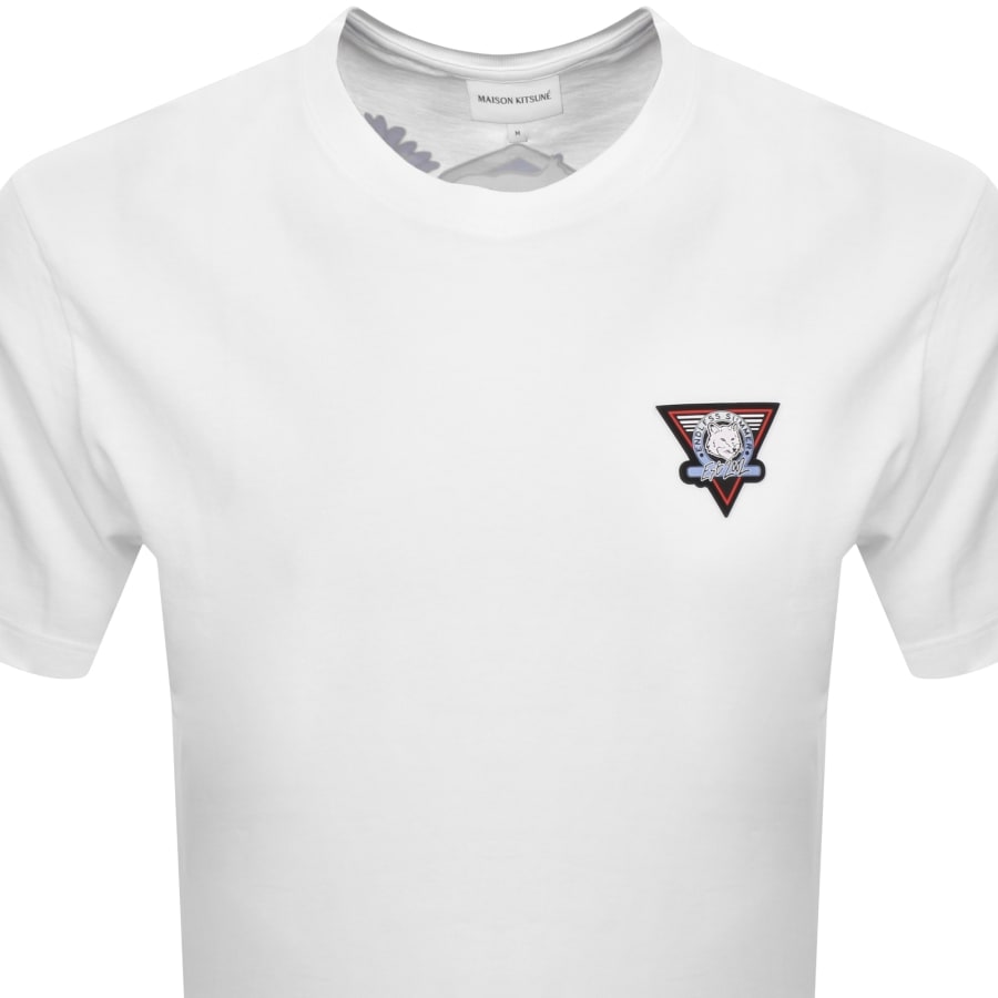 Maison Kitsune Surf Collage T Shirt White | Mainline